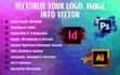 vectorize your logo or convert image into vectors