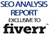 provide an in depth SEO analysis exclusive to Fiverr of your website against the top 10 in Google for your niche