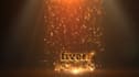 create excellent 3d sparkles rain logo video