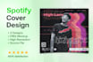 design spotify album cover in 24h