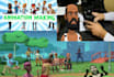 create awesome 3d animated cartoons