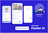 design your android and ios app in flutter