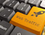 send country target web traffic, organic visitors