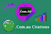 provide 20 australian com au domain links,backlinks in10 USD