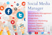 be your professional social media marketing manager