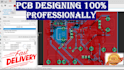 design pcb, circuit boards, simulation in eagle and proteus