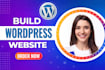 build, design or redesign wordpress website for business and portfolio