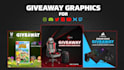design giveaway graphics and social media video