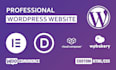 create a professional wordpress business website