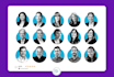 do professional personalized illustrations of your team