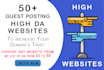 guest post on da 80 website with dofollow backlink