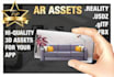 make ar xr mr assets in glb usdz gltf formats