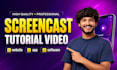 do HD screencast tutorial video or app instructional video