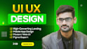 do engaging web ui ux design, landing page, and app ui ux design in figma