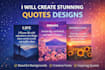 create stunning quotes design