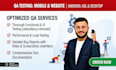 do QA testing for your mobile app and website
