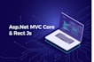 build modern website in asp net mvc ,core and  react js