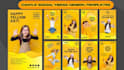 create five amazing social media posts and canva templates using canva pro