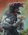create a heavy metal painting like frank frazetta