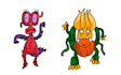 create a cute monsters design
