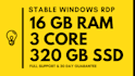 setup windows vps rdp server high specs