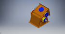 create 3d model, 2d draft, render in autodesk inventor