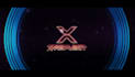 do neon logo animation in 3d shining style video intro