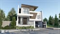create an excellent architectural design in 3d model
