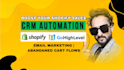 setup gohighlevel CRM automation for shopify abandoned cart recovery