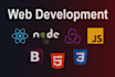 do responsive web development in react, nodejs, html, css, bootstrap