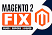 fix, customize, and develop magento 2 websites