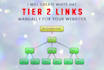 do tier 2 links manually with white hat seo