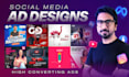 design creative facebook, instagram social media designs