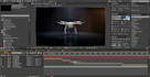 create quadcopter drone video logo intro