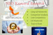 do competent SEO keyword research and competitor analysis