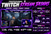 create professional animated twitch overlays and screens