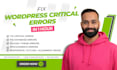 fix wordpress critical error and do wordpress bug fix