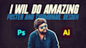 do amazing poster and thumbnail design