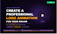 create a professional logo animation for your brand