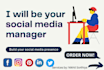 create content, manage and schedule post on your  social media account