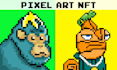 create a rare pixel art nft collection
