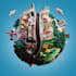do 3d low poly illustration animation and motion graphics
