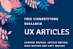 write a UX article with a difference