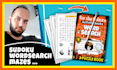custom word search puzzle books for amazon KDP