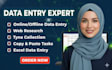 be a virtual assistant for data entry and web research