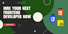be your frontend developer and develop html landing page