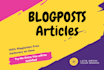 write creative SEO optimized content for you