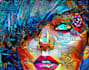 do digital mosaic art for cover and social media kit