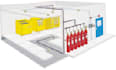 design clean agent and co2 fire suppression system per nfpa