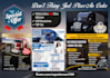 design logistics truck dispatch cargo truck freight broker flyer